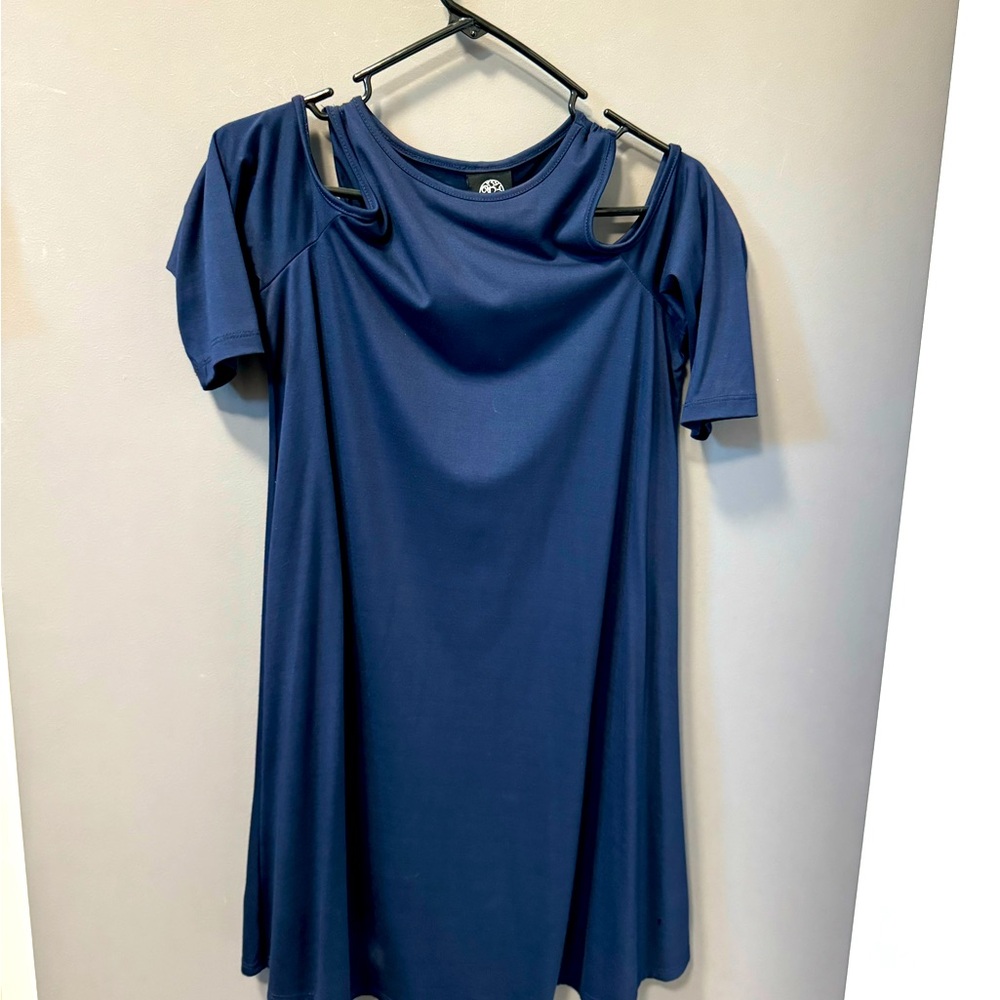 Almost New Bobeau dress in beautiful Navy Blue color